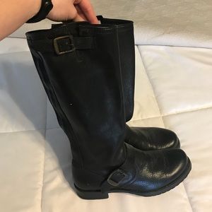 Black Frye Riding Boots